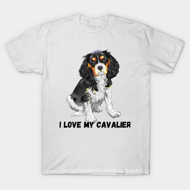 CAVALIER LOVE T-Shirt by DZHotMess